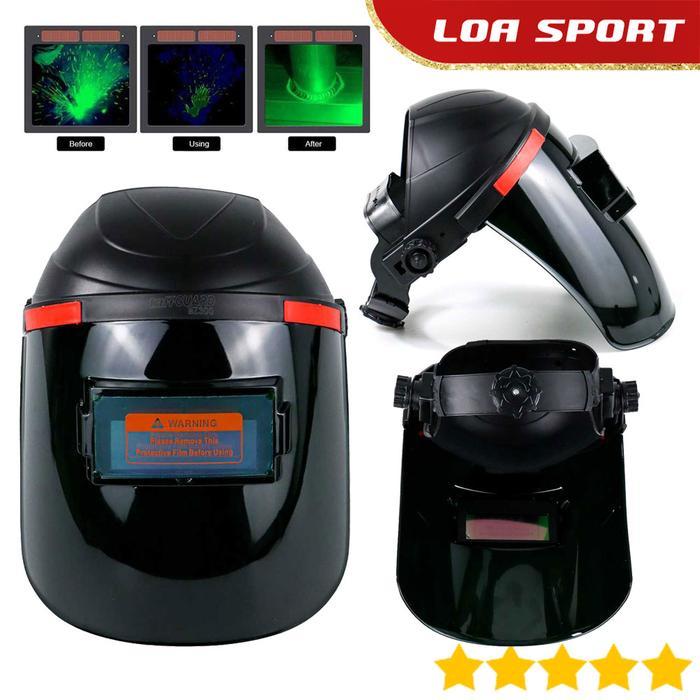 Helm Las Otomatis Auto Gelap Automatic Welding Mask