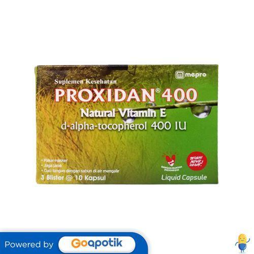 Proxidan 400 Ui Box 30 Kapsul