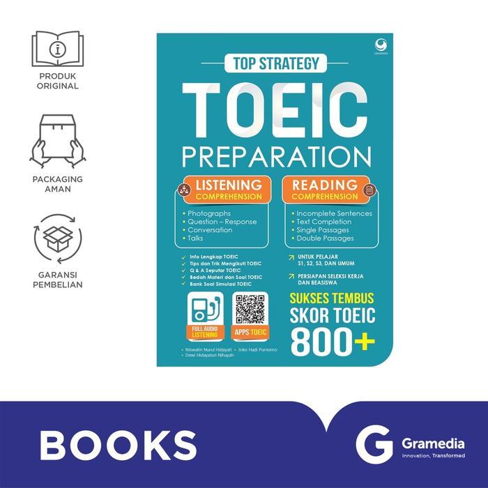 Buku Top Strategy Toeic Preparation