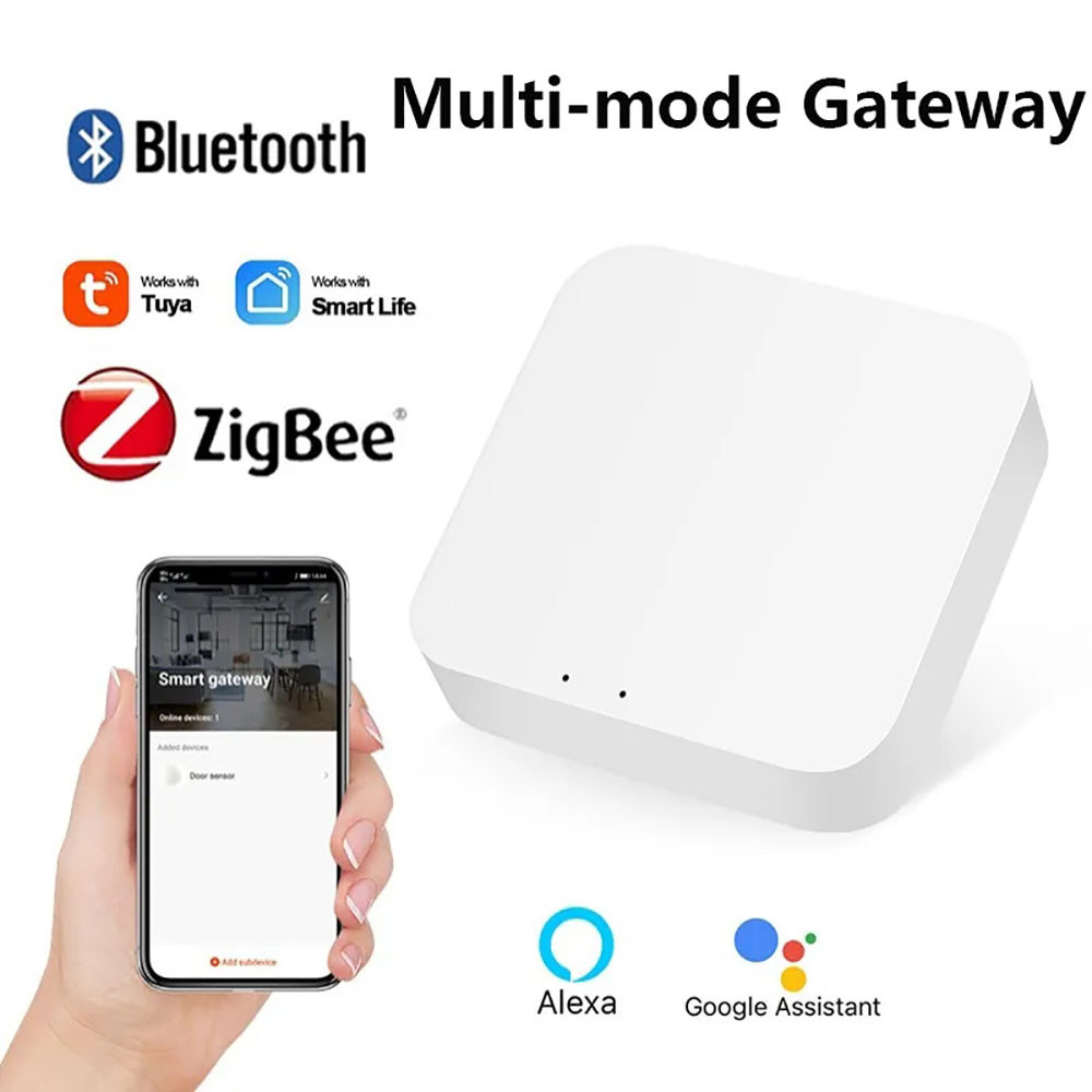 Tuya Smart ZigBee Gateway Hub Bluetooth Multi-mode Smart Life APP Wireless Remote Controller Works With Alexa Google Home