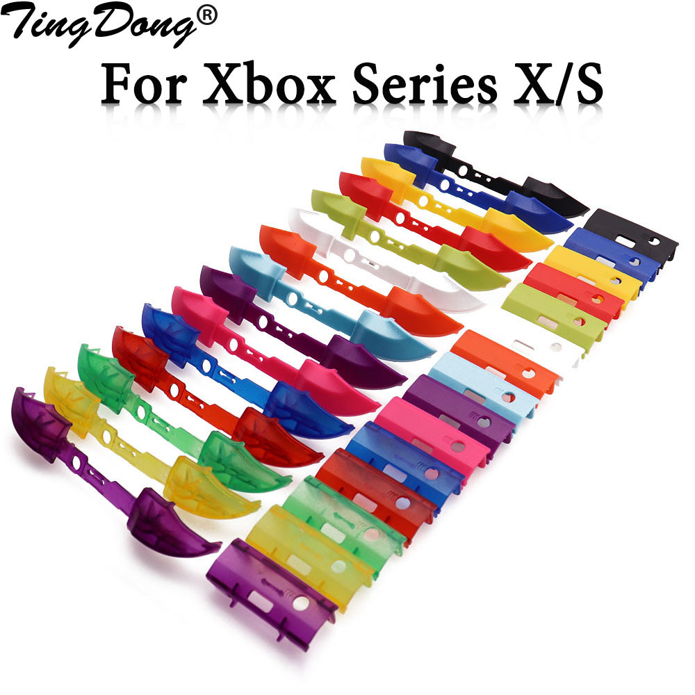 2Set For Xbox X S Controller Rb Lb Bumper Rt Lt Trigger Button Kit Middle Bar Holder Replacement