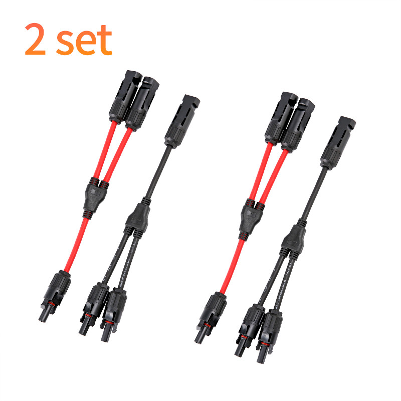 Parallel Connector Practical Solar Branch Adapter Solars Panel Cables Distributor In-line Socket